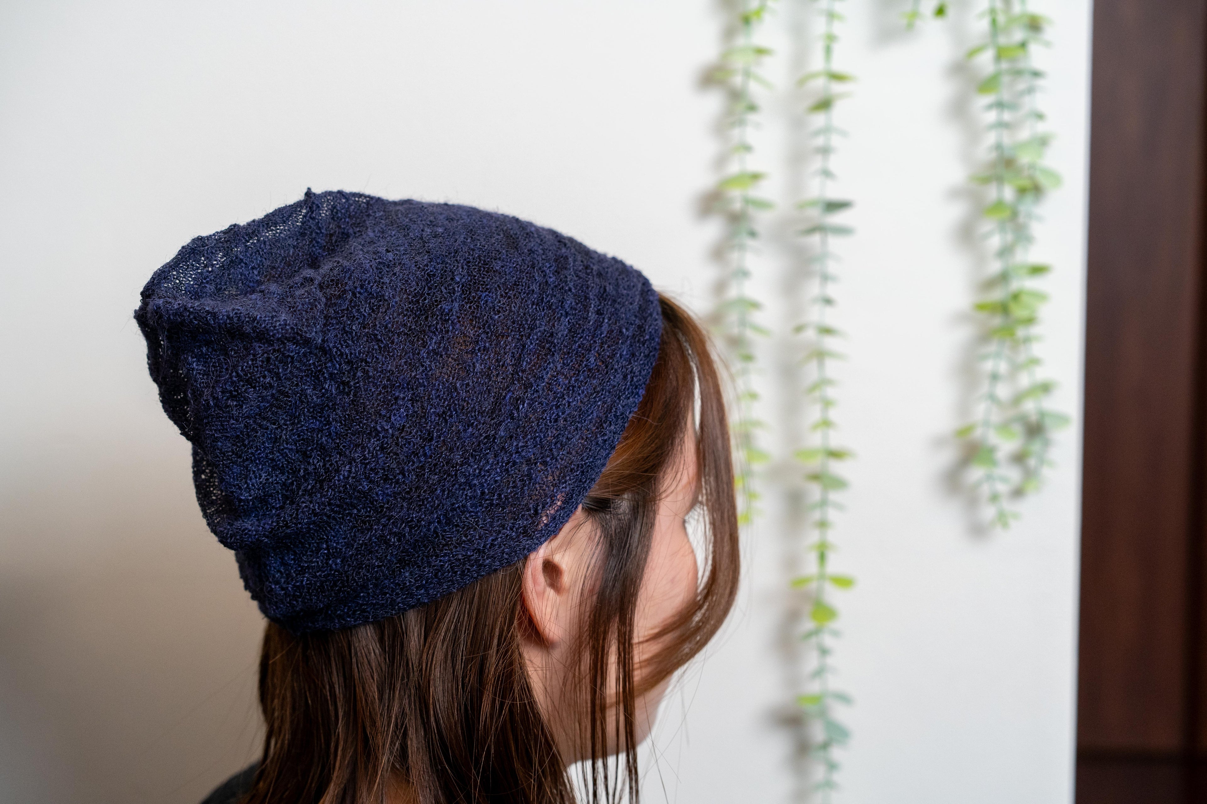 医療用ニット帽『amuamu』見附産｜アルパカ・モヘヤ｜抗がん剤・脱毛ケア対応｜肌に優しい高級天然繊維