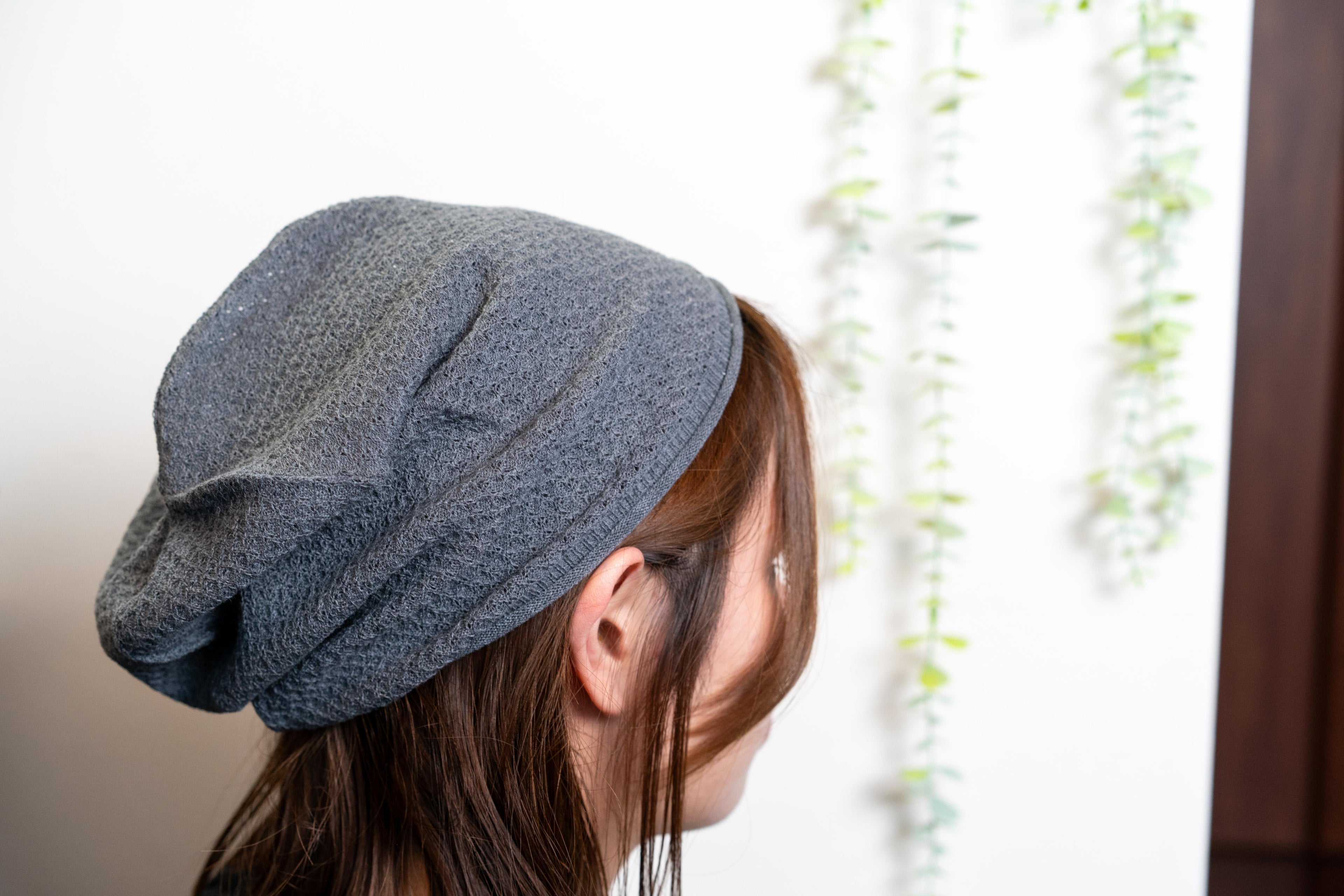 医療用ニット帽『amuamu』見附産｜カシミア・オーガニックコットンなど4素材｜抗がん剤・脱毛ケア対応