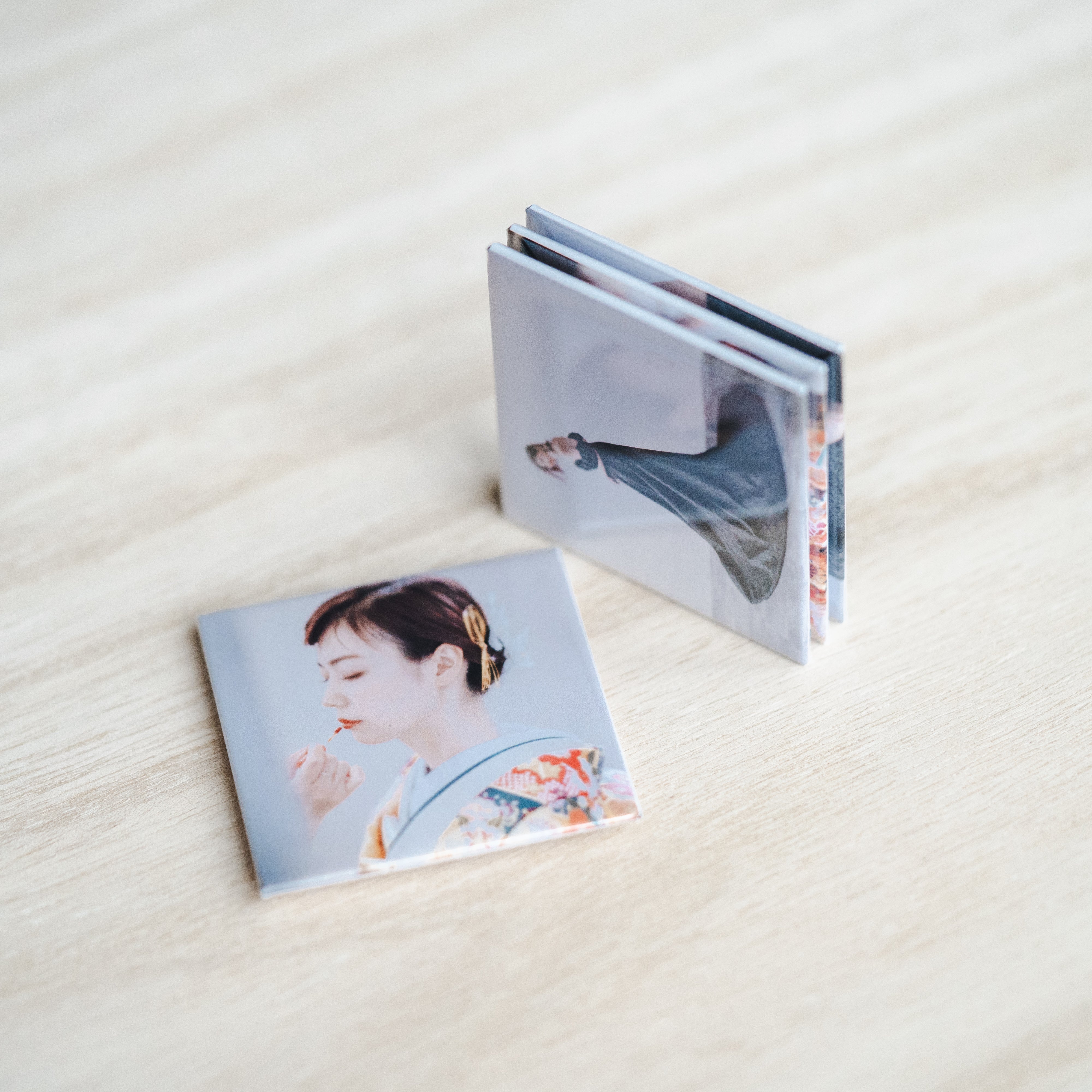 KM様　オーダー依頼用写真イメージ MAGME プロ品質 オーダーメイド フォトマグネット 正方形 2個